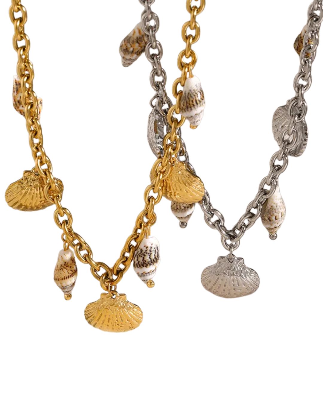 Golden Shellshine Necklace