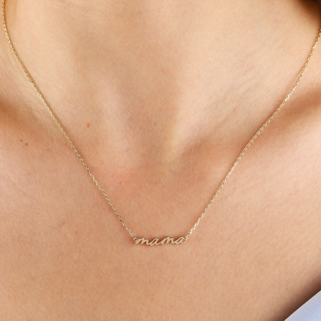 Minimalist Mama Necklace