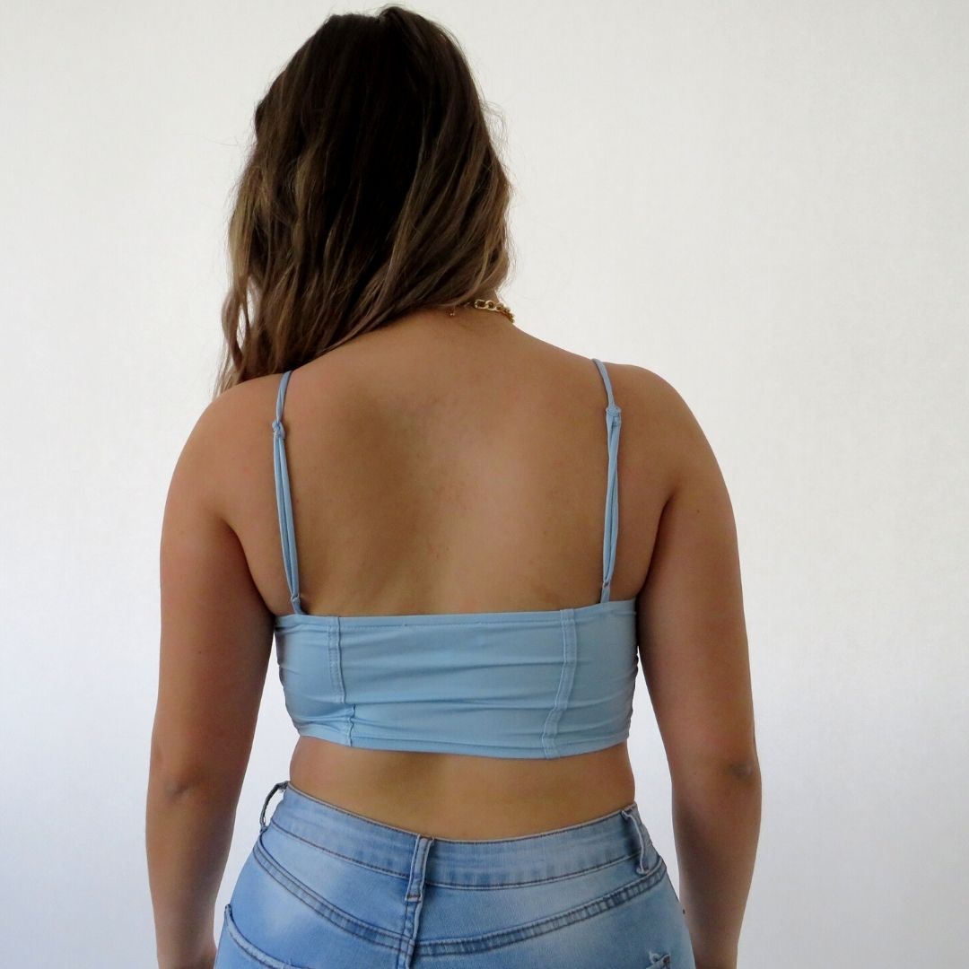 Out of the Blue Crop Top