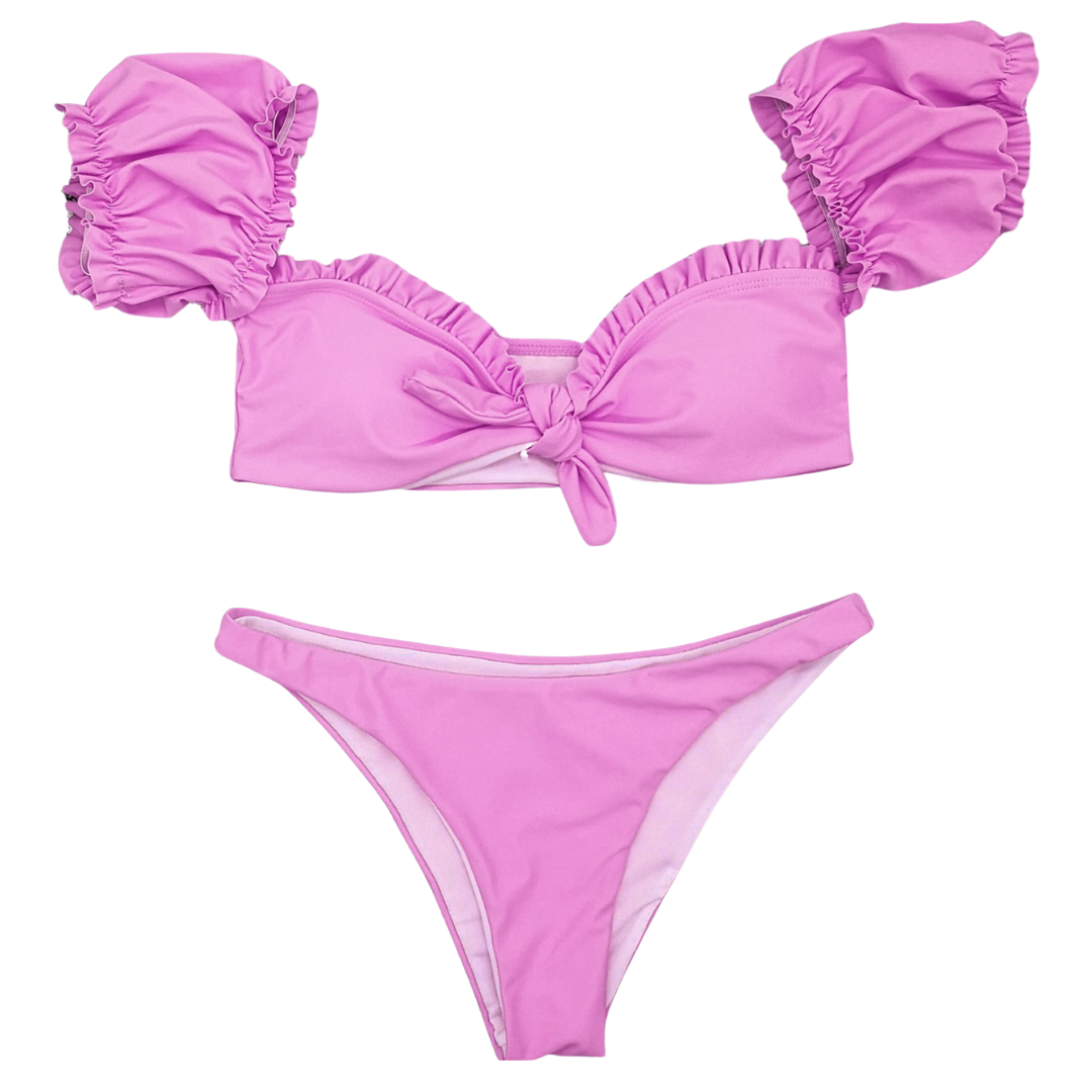 Pool Party Ruffled Bikini Set