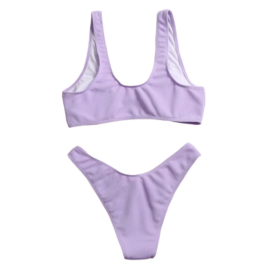 Purple Penelope Bikini Set