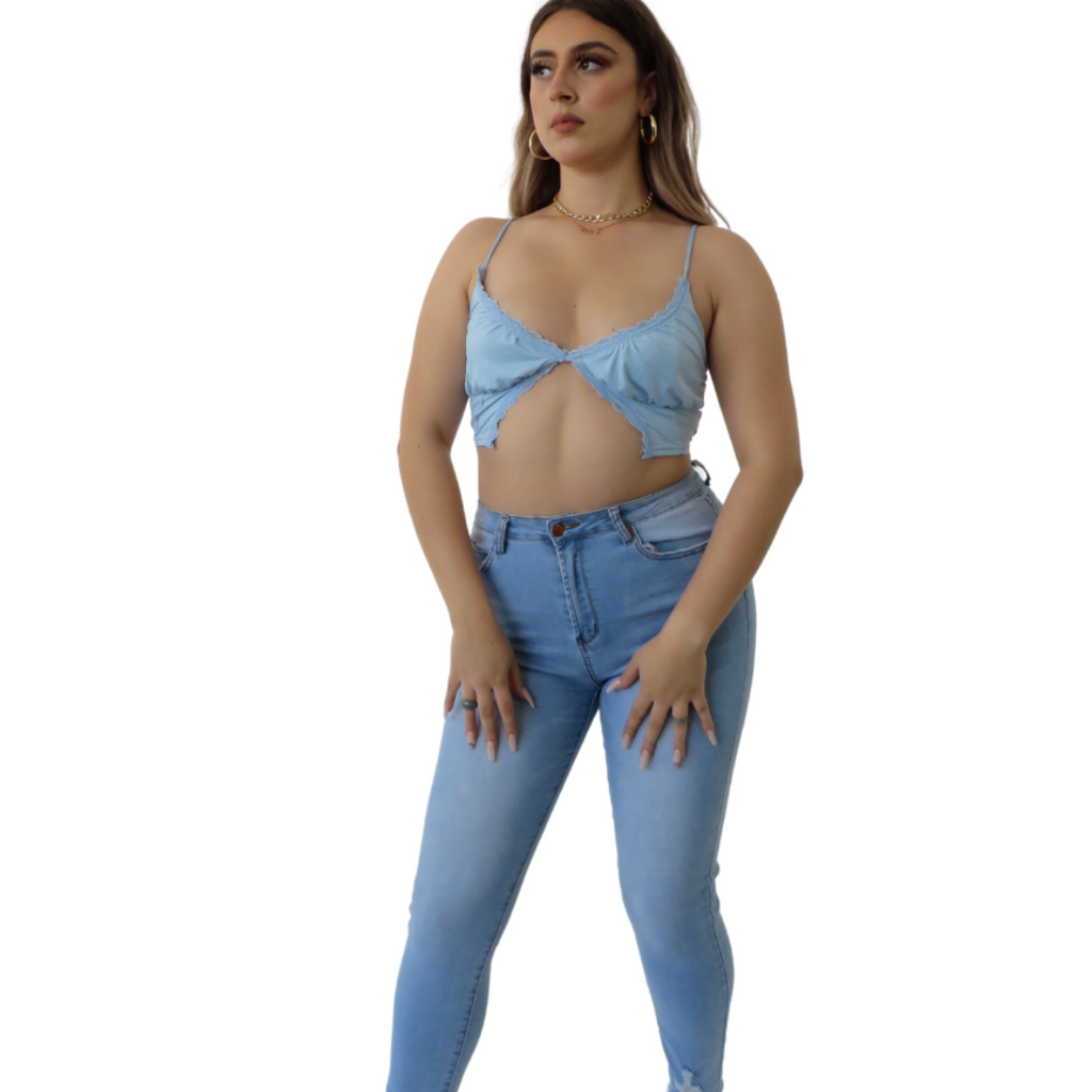 Out of the Blue Crop Top